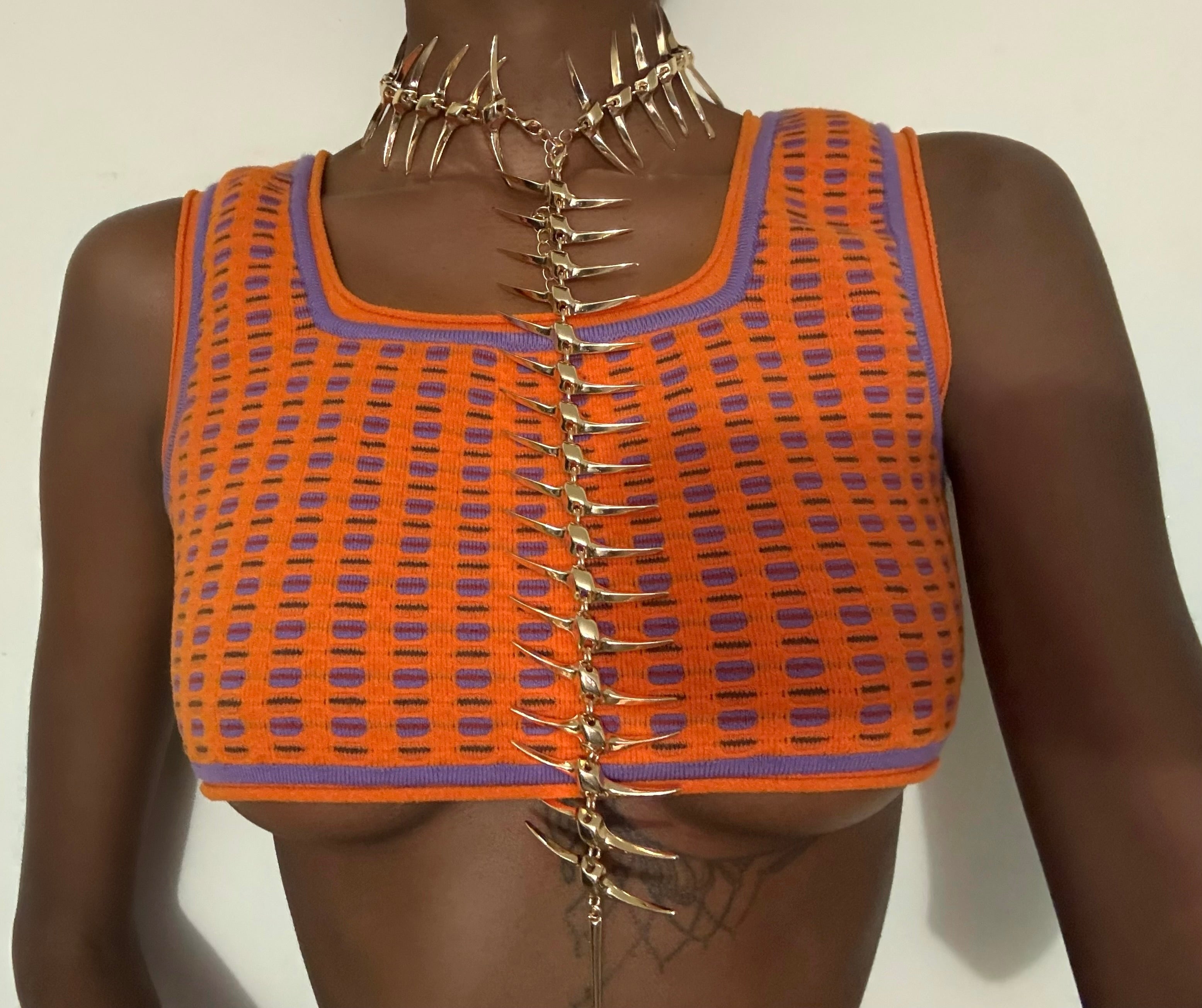 Vertebrae Spine Necklace