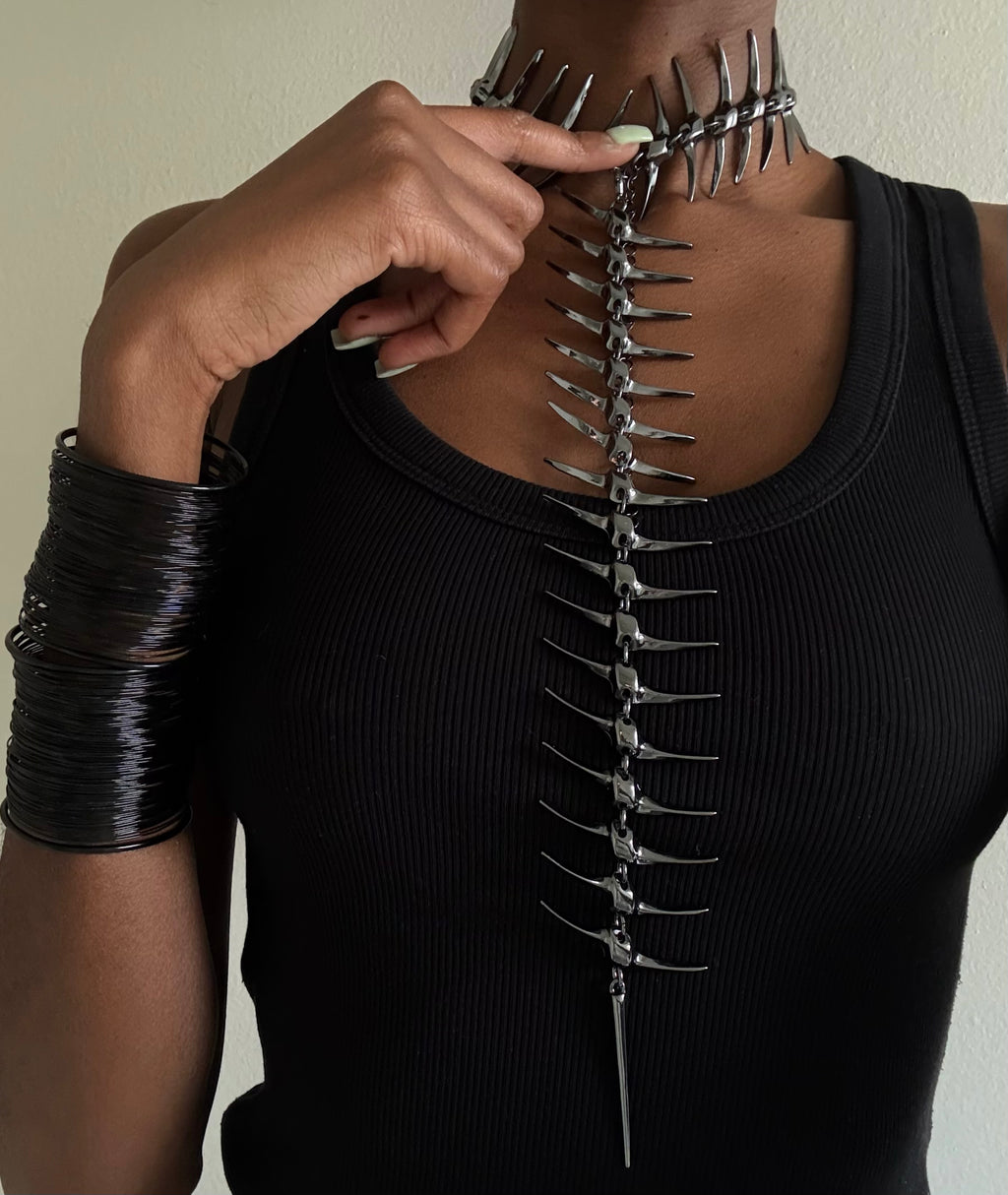 Vertebrae Spine Necklace