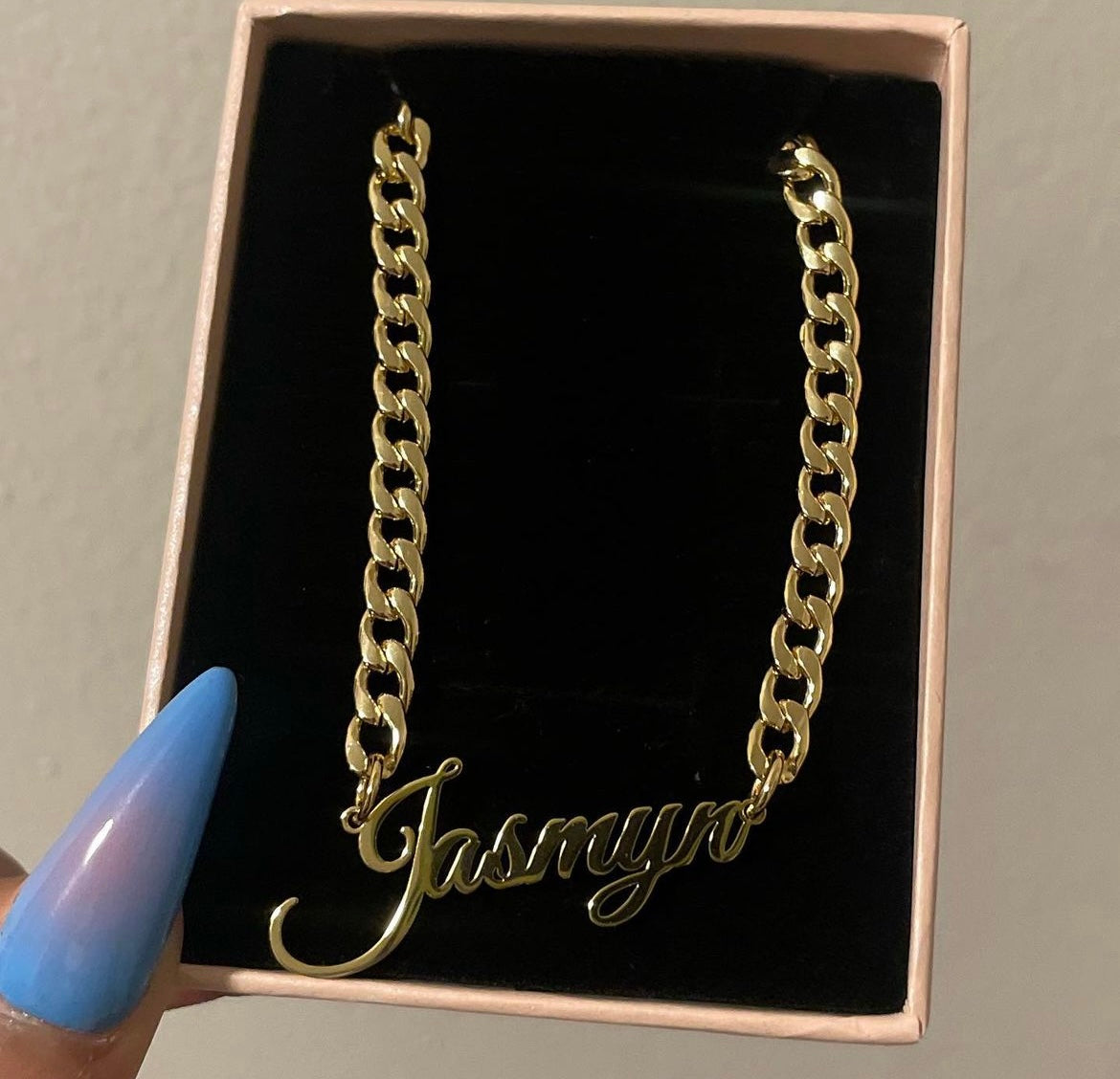 Custom Cuban Name Necklace